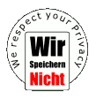 Wir speichern nicht - Weitere Informationen hier...